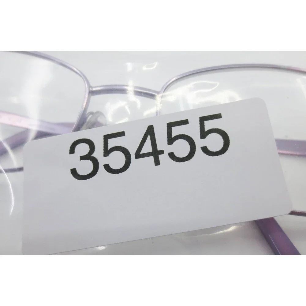 Sferoflex 2591 453 Purple Oval Eyeglass Frames 53-18-135 Metal Glasses